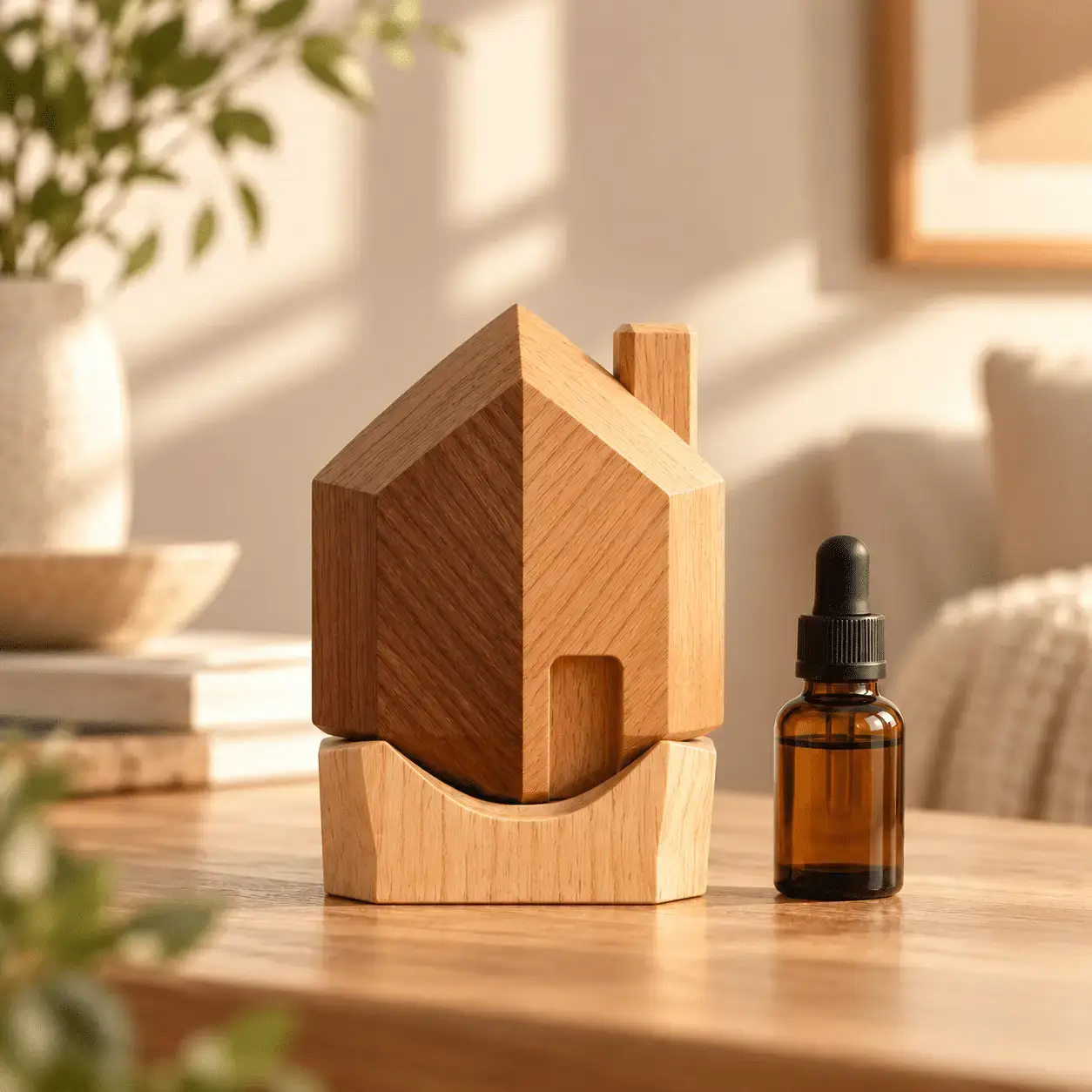 Carved wooden aroma diffuser 14 – House